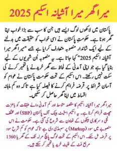 Mera Ghar Mera Ashiana Scheme 2025 || Affordable Housing for Every Pakistani, sakewf.site