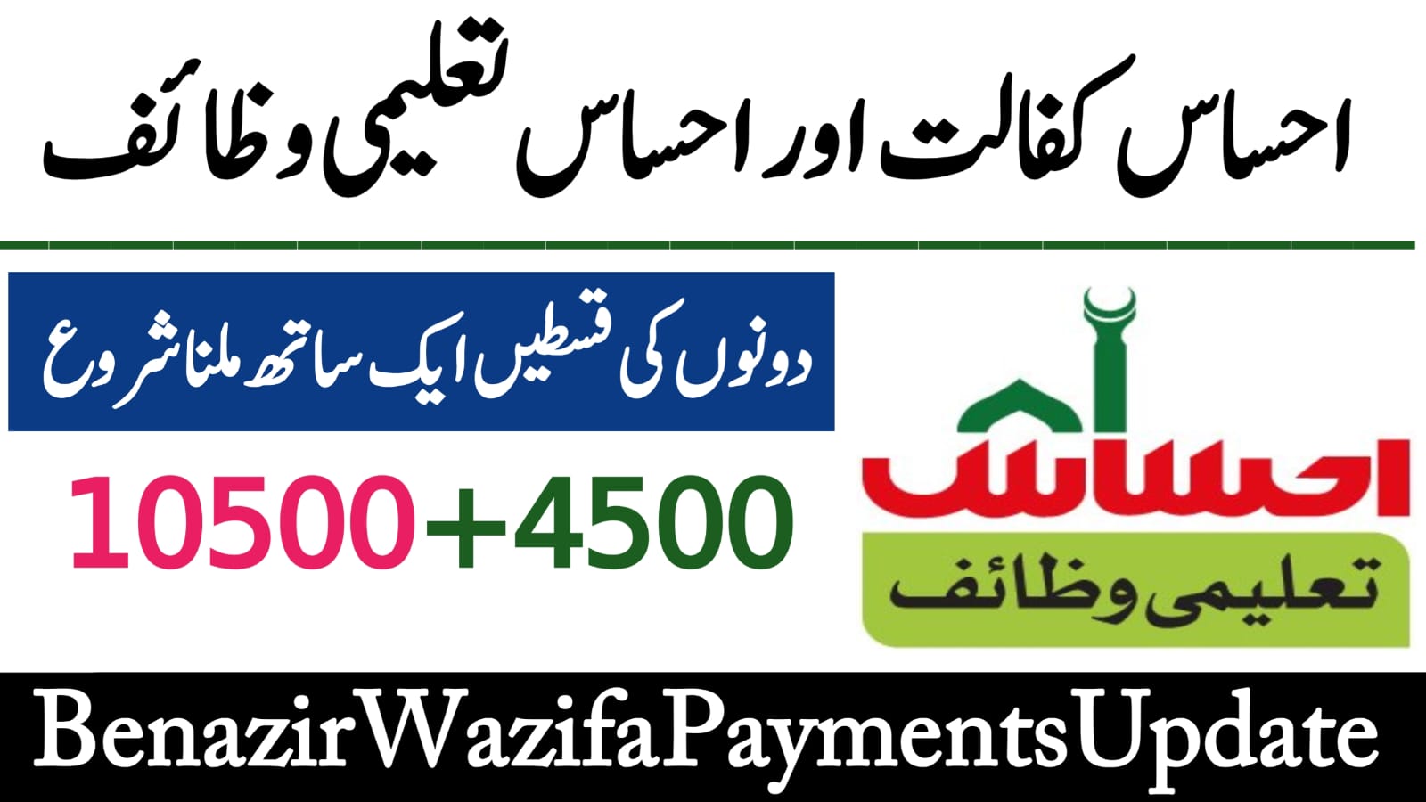Benazir Wazifa 10500 + 4500 Payment Update 2026 – Check BISP Amount by CNIC via 8171