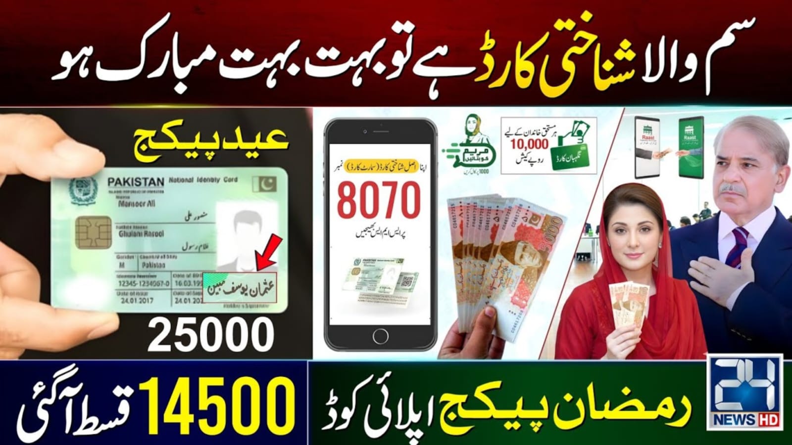 Good News for CNIC Holders 25000 – Ramzan Package 2026 Online Registration
