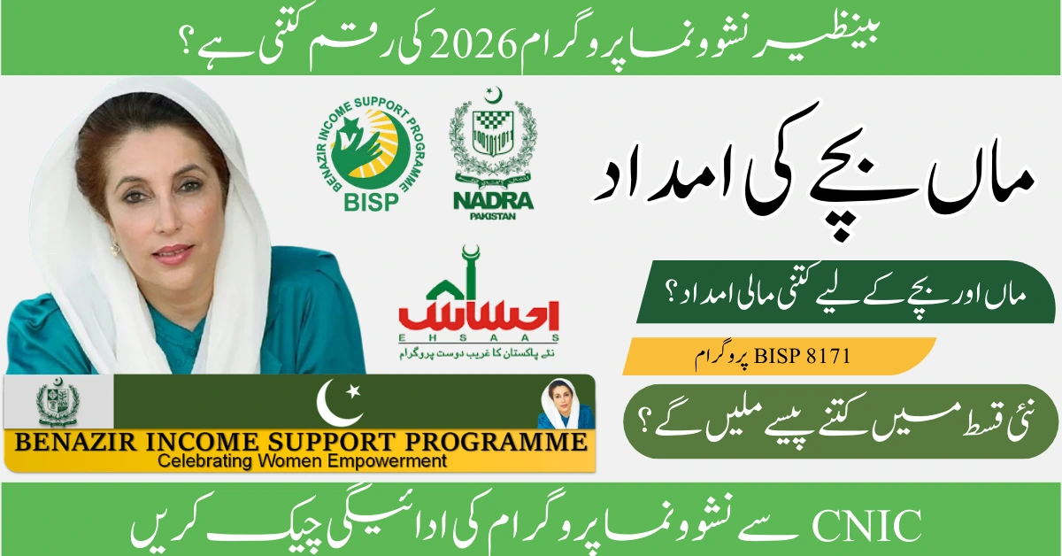 Benazir Nashonuma Program Online Registration Check 2026