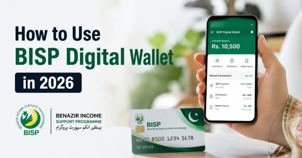 How Can Beneficiaries Access the New BISP Digital Wallet Payment System 2026?